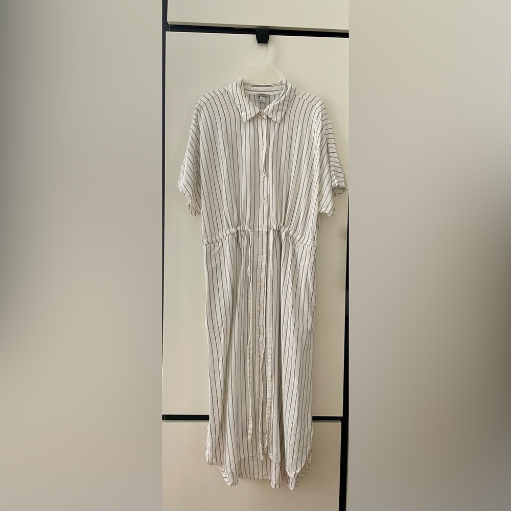 A New Day Black and White Striped Dress